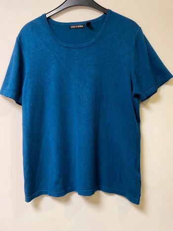Joli haut bleu canard Punt Roma taille 40