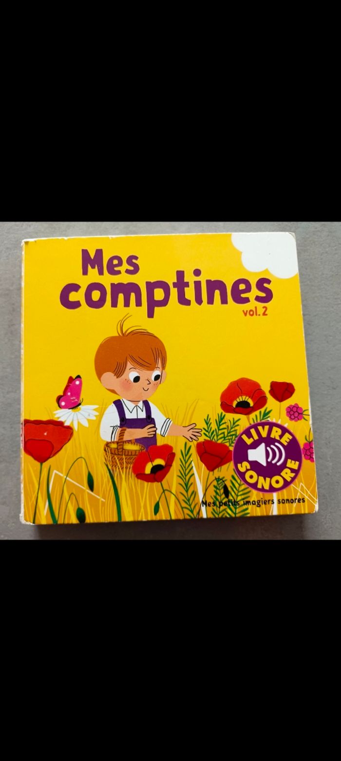 Livre sonore Mes comptines vol.2 - photo numéro 1