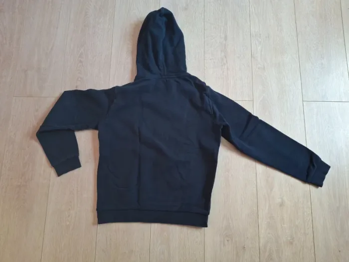 Pull a capuche bleu marine - photo numéro 2
