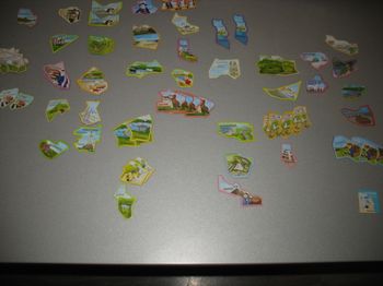 LOT DE 42 AIMANTS DE LA CARTE DE FRANCE "LE GAULOIS" - NEUF - n°22