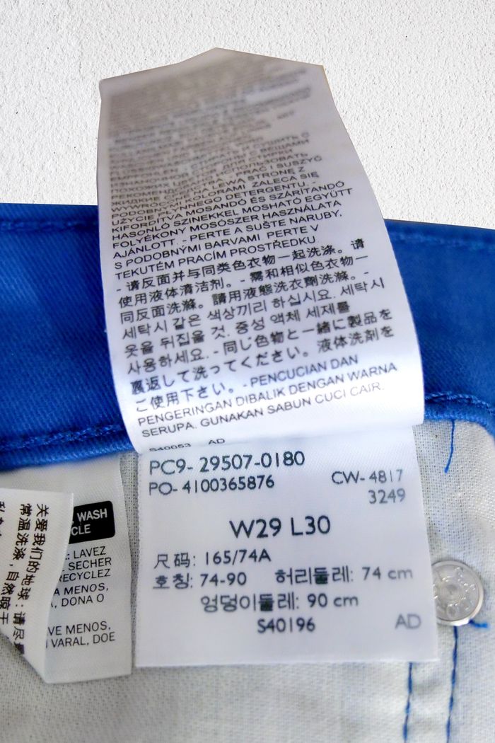 LEVI'S 502 - W29 L30 - Regular Taper Stretch Bleu Sodalite - Neuf avec étiquettes - photo numéro 6