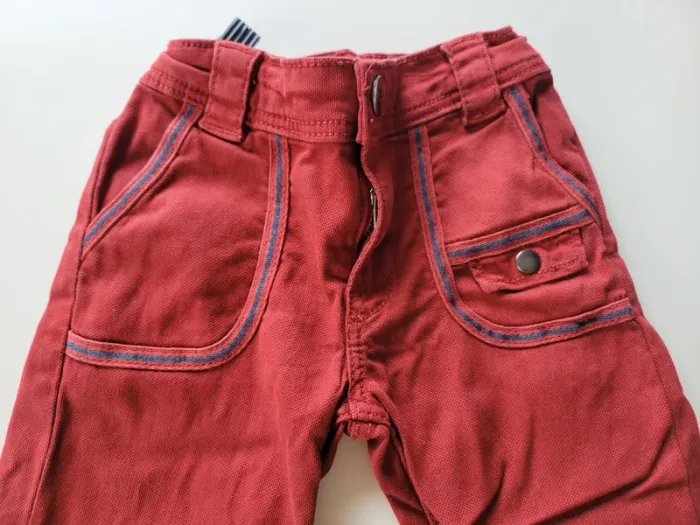 Pantalon rouge sergent major taille 2 ans - photo numéro 2