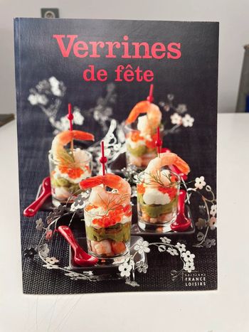 Livre de cuisine « verrines de fête »