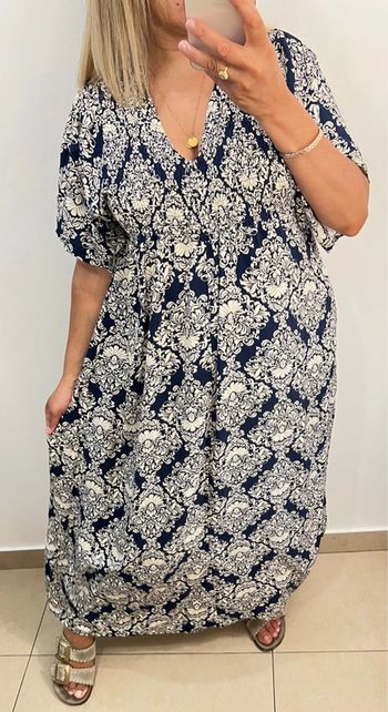 Robe longue imprimée XL-XXL