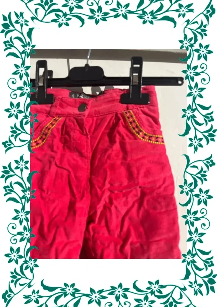 Pantalon velours 9 mois - photo numéro 2