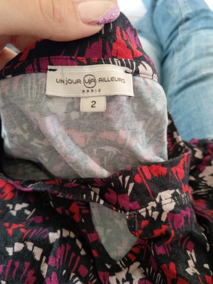 C54 blouse imprimée Un jour ailleurs T2 - photo numéro 3