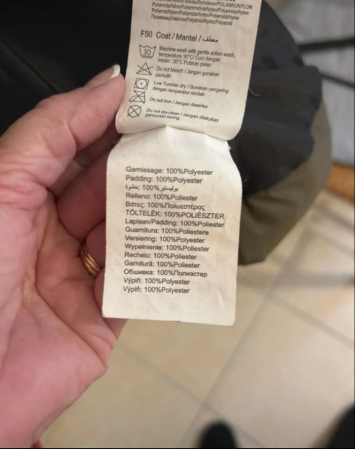 doudoune manteau femme Camaïeu Kaki T44 - photo numéro 5