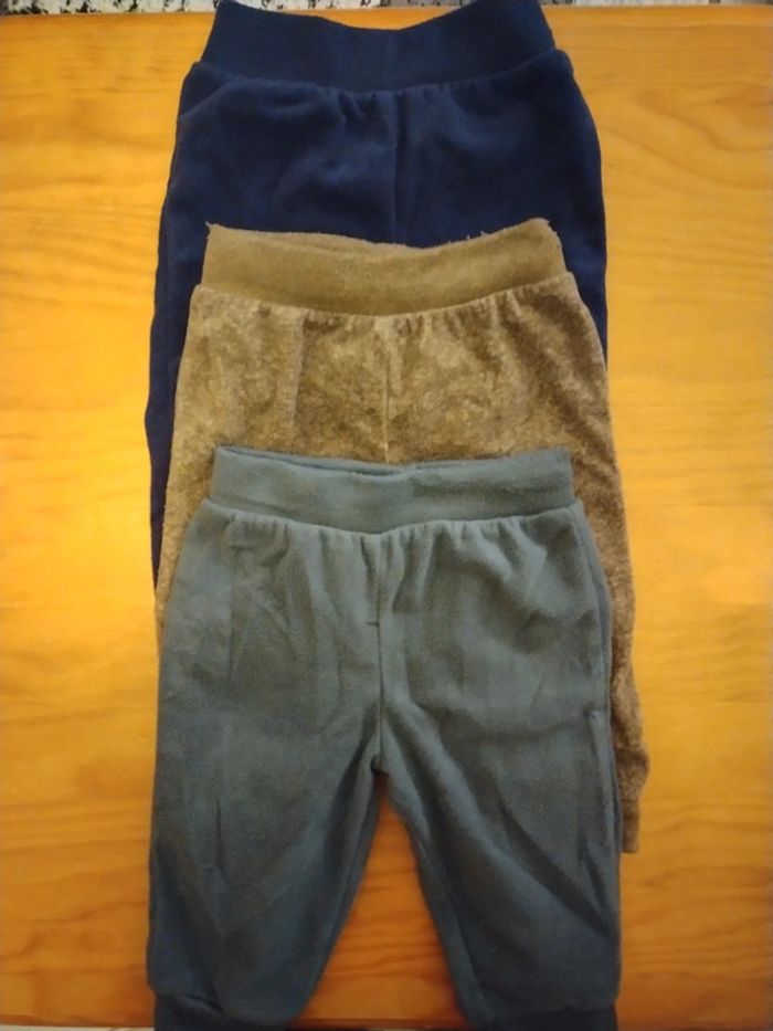 Lot 3 joggings garçon 6/9 mois Simple Joy's