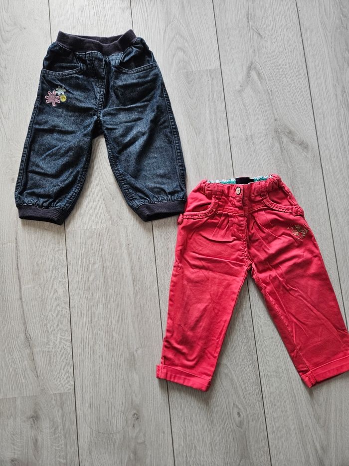 Lot pantalon fille 18 mois
