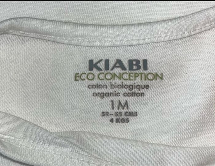 T-shirt 1 mois kiabi - photo numéro 4