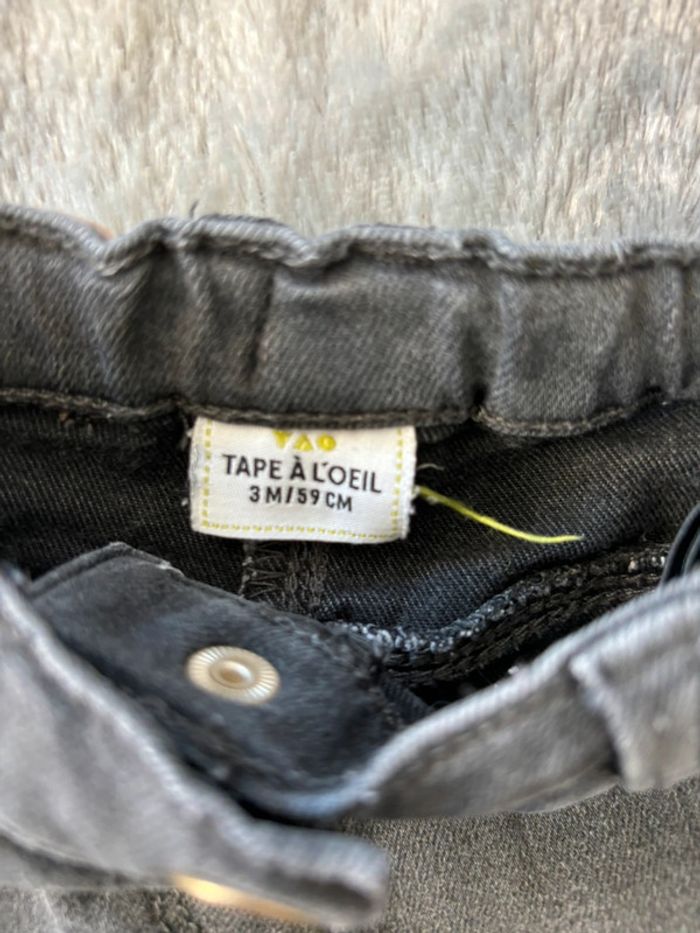 Jean noir bébé 3mois - photo numéro 3