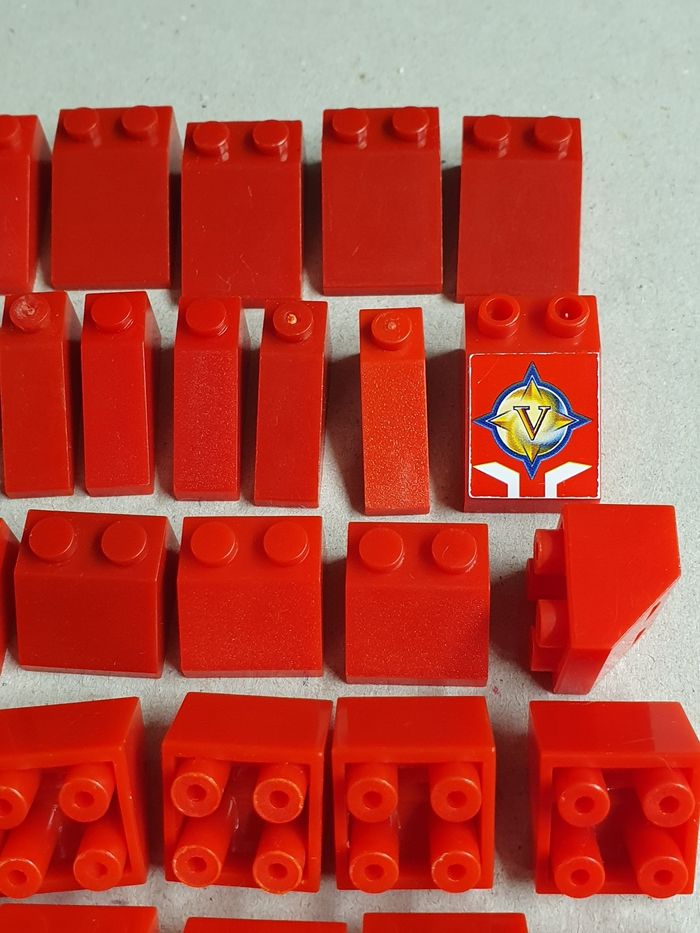 Lot de 49 pentes rouges - photo numéro 4