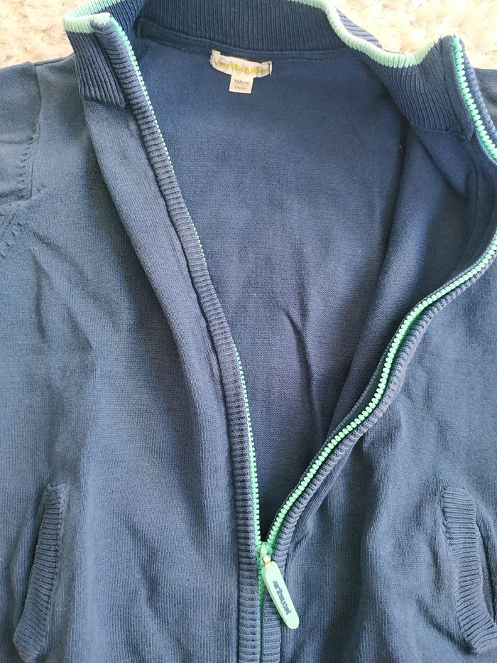 Gilet zippé bleu Vertbaudet 5 ans - photo numéro 4