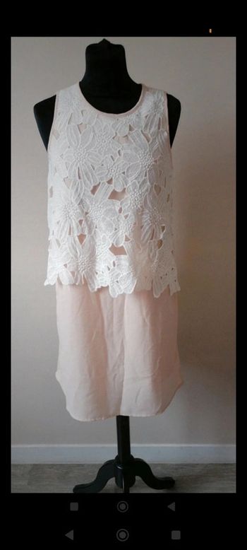 Robe Naf Naf rose poudré 34/36