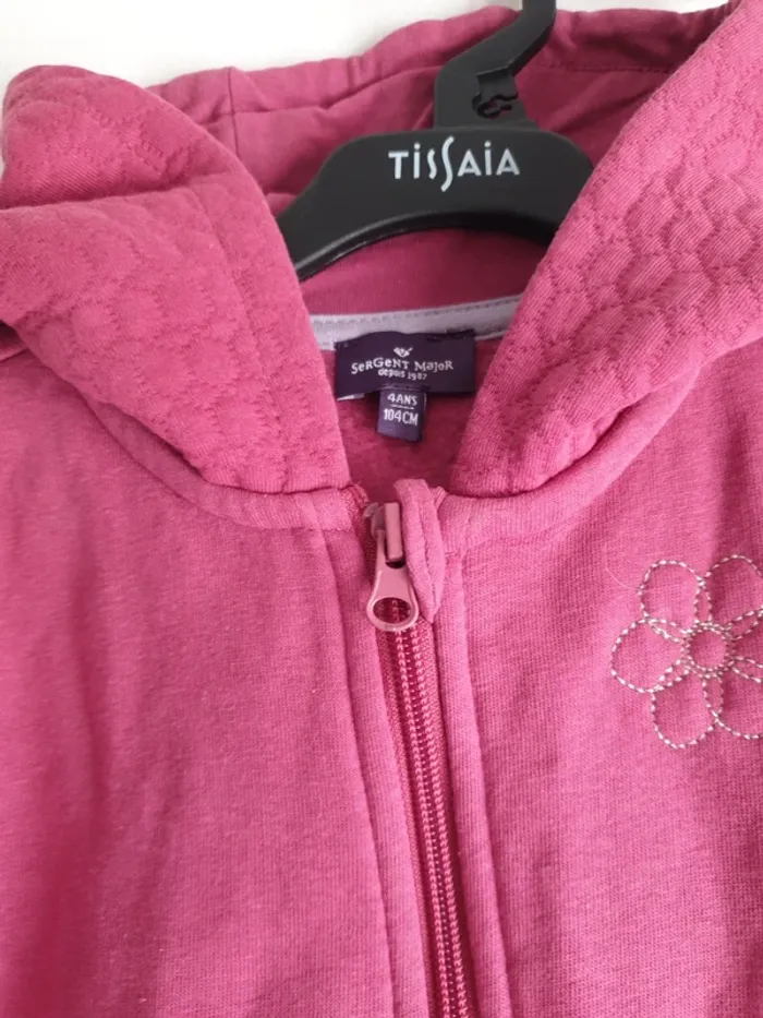 Sweat zippé sergent major 4 ans - photo numéro 2