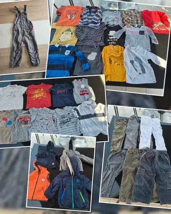 Lot 32 vêtements garçon 24 mois - 2 ans