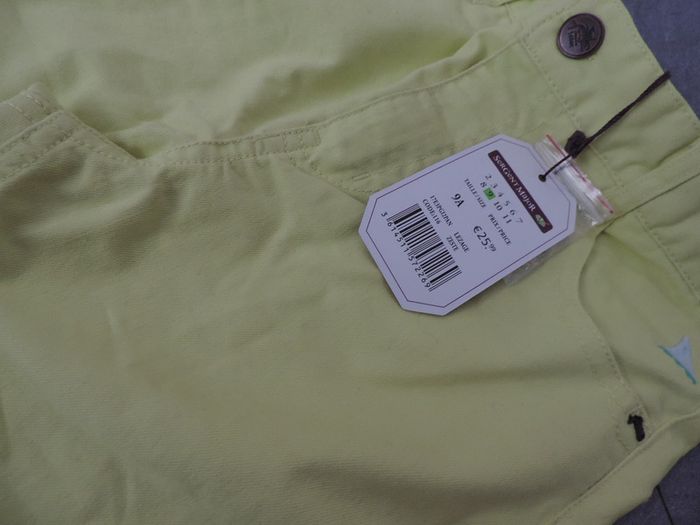 jeans sergent major slim couleur jaune golden taille 9 ans - photo numéro 2