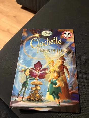 Livre pour enfants Disney clochette et la pierre de lune