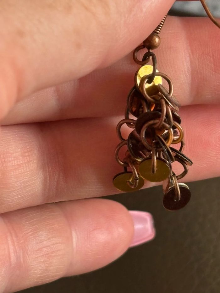 Boucles d’oreilles artisanales - photo numéro 4