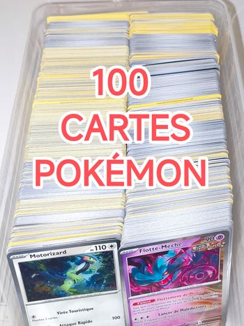 100 cartes Pokémon françaises