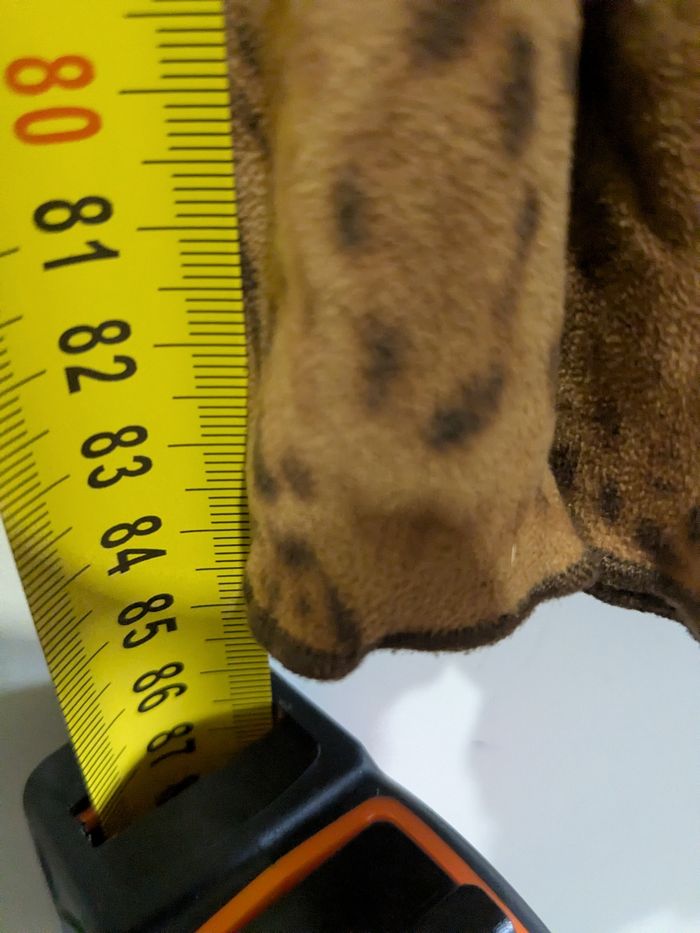 Belle jupe vintage Canda léopard Camel. Taille 50 - photo numéro 9