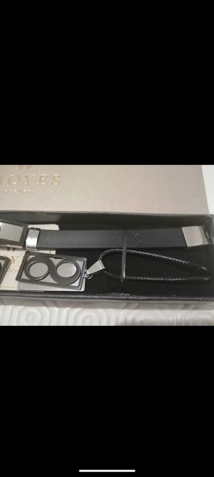 Magnifique ensemble bracelet, collier et porte clefs Gioyes. - photo numéro 2