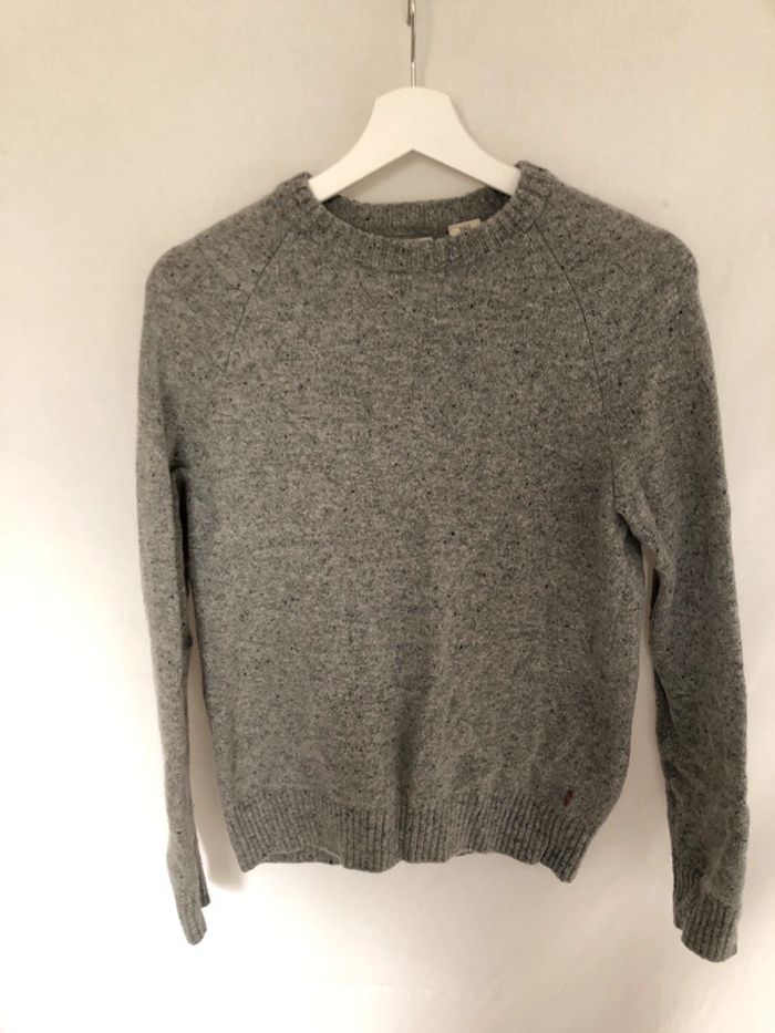 Pull à col ras en laine gris chiné Levi’s taille S / 36 38 très bon état - photo numéro 10