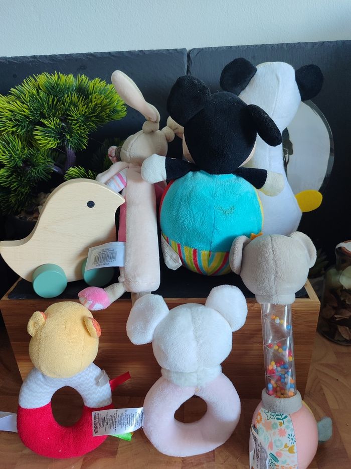 Mot jouets hochet pouet premier âge Disney tex doudou et compagnie - photo numéro 2
