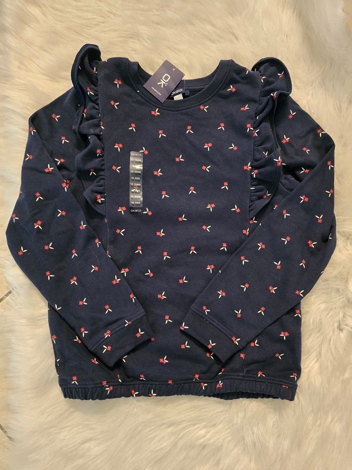 Neuf (non porté)🤩😍🩷🩷superbe sweat 10 ans fille 🤩😍🩷🩷 - photo numéro 4