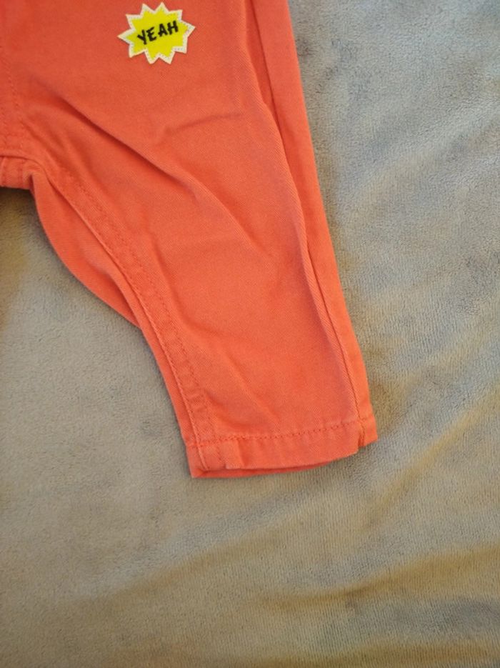 Pantalon style jeans orange Mickey Disney Baby 100% coton - photo numéro 6