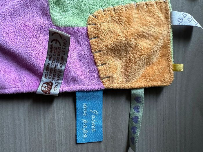 Doudou étiquette plat - photo numéro 5