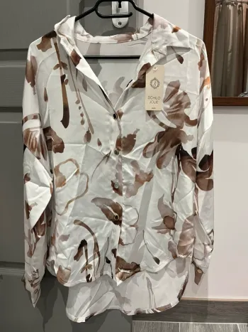 Chemise satinée