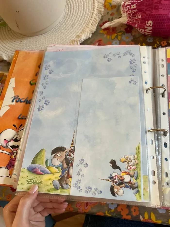 Feuille diddl et enveloppe - photo numéro 13