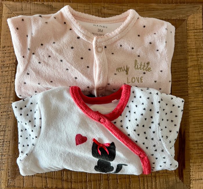 Lot pyjamas 3 mois
