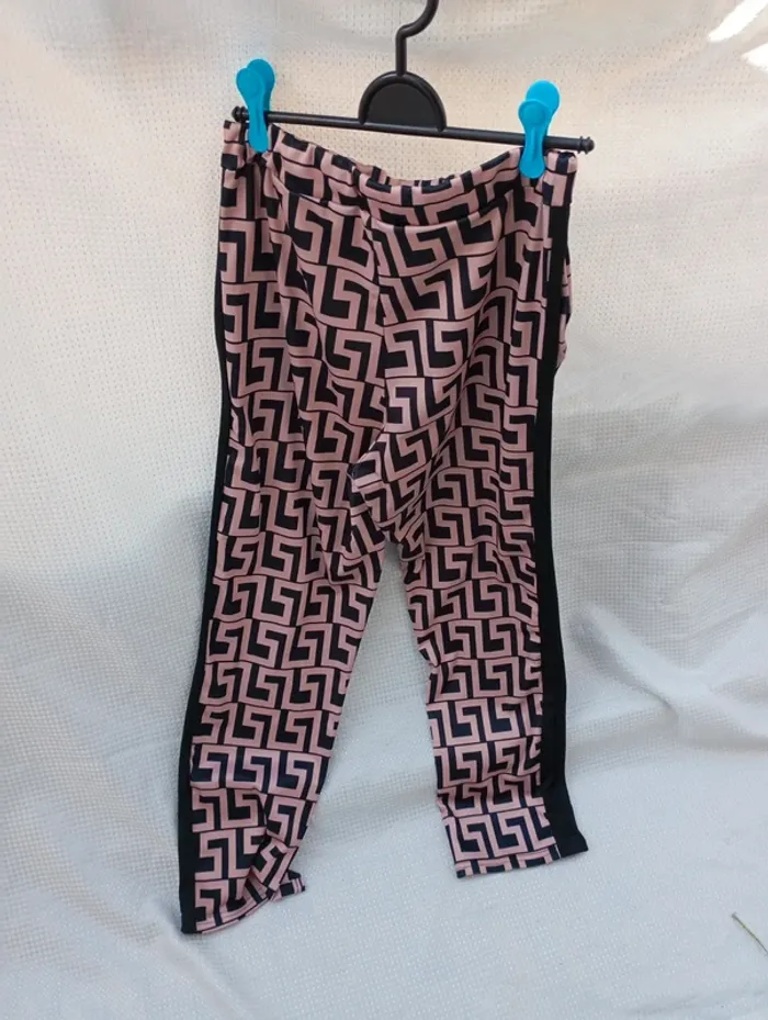 Pantalon large motif géométrique - Taille L - photo numéro 2