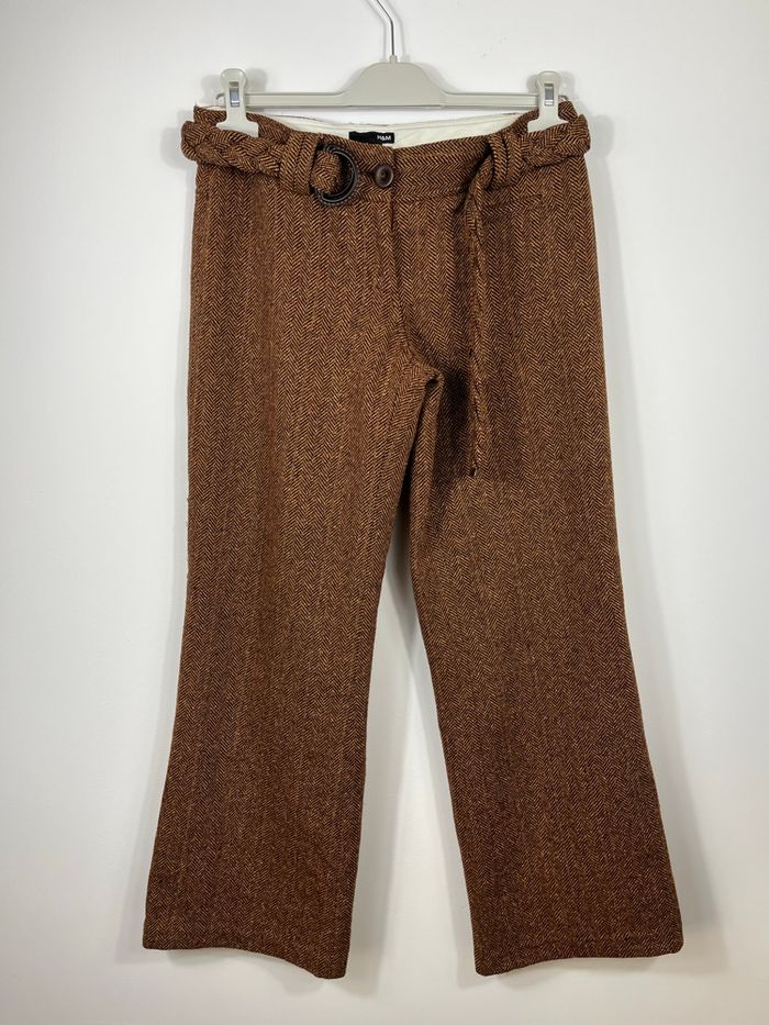 Pantalon large marron H&M taille M 38