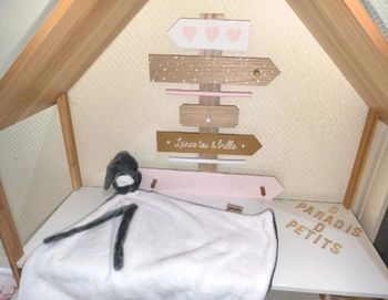 Doudou lapin Nattou avec couverture 