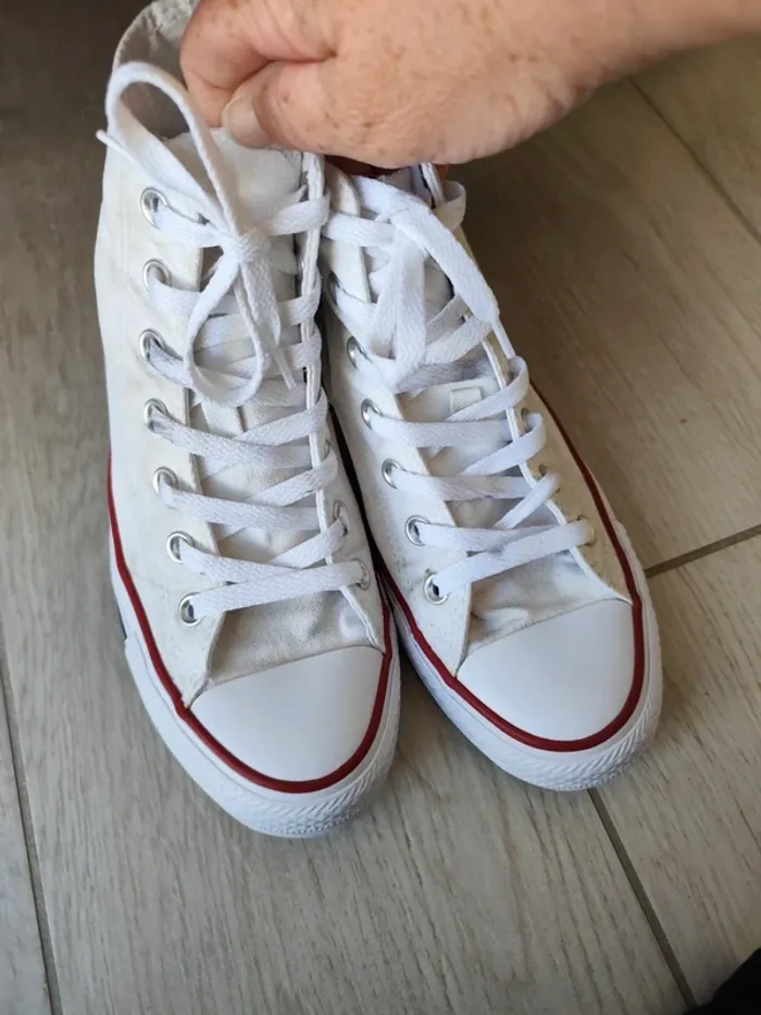Converse haute blanche - photo numéro 5