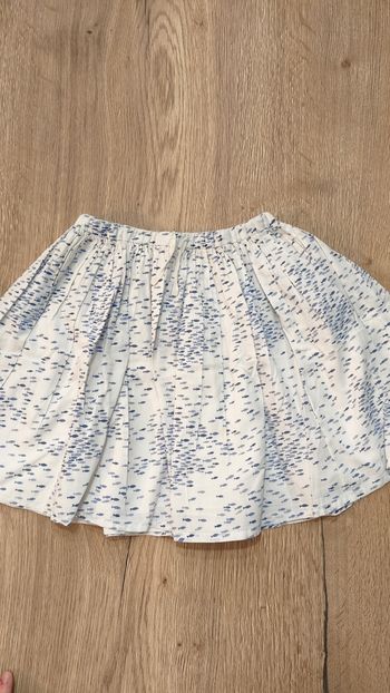 Jupe blanche et motif poissons -  8 ans - Okaïdi