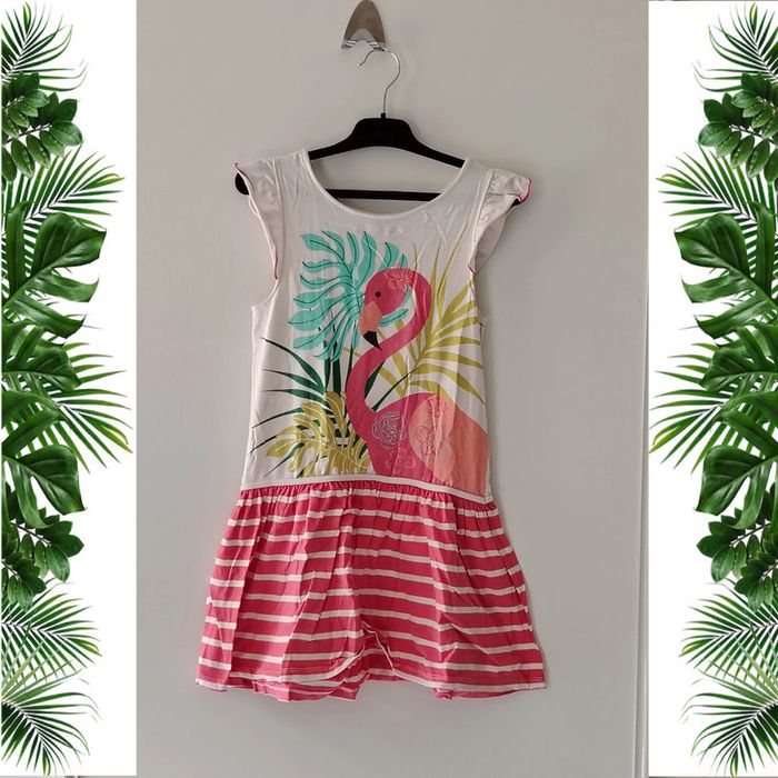 Robe flamant rose orchestra 8 ans - photo numéro 2