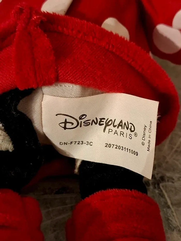 Peluche Minnie manteau de pluie - Disneyland - photo numéro 4