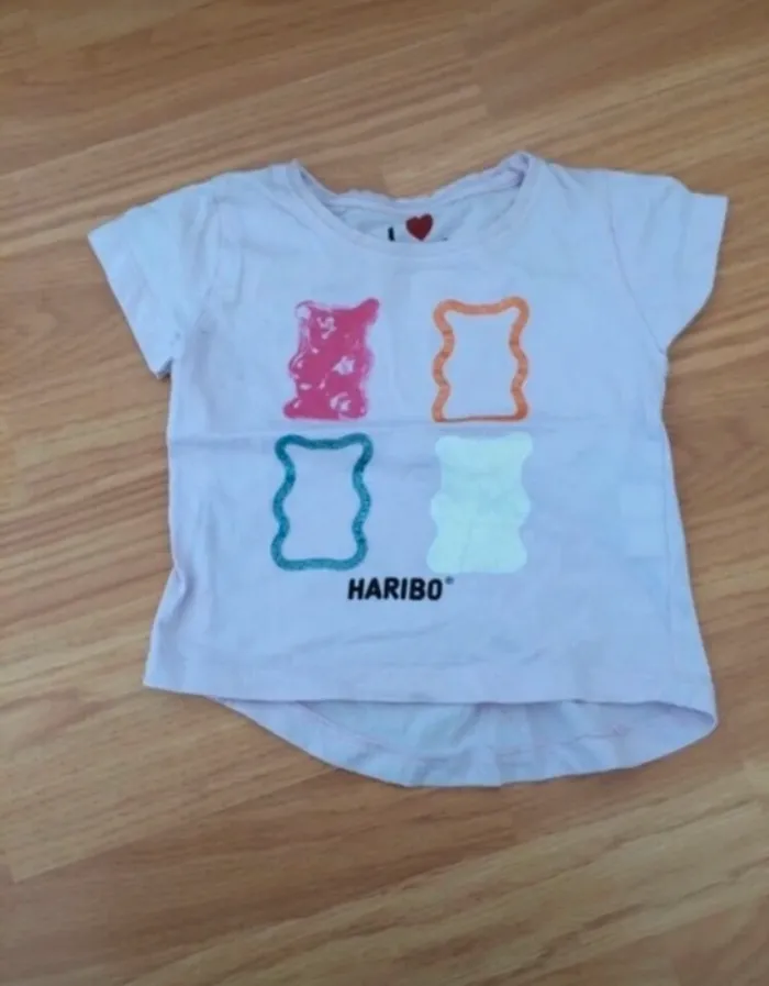 T shirt manches courtes haribo 2 ans très bon état #tshirtfille2ans