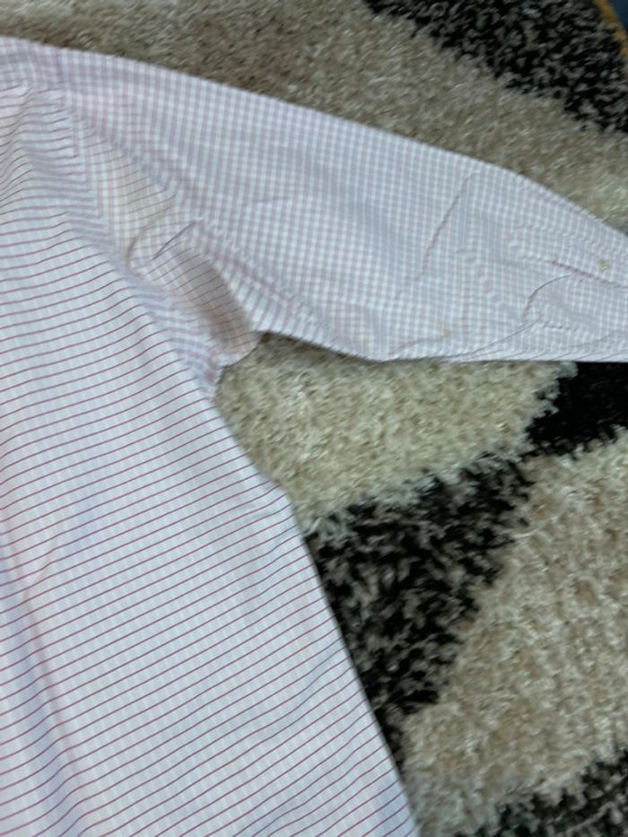Chemise Ralph Lauren à carreaux rose et blanc taille L style old money - photo numéro 13