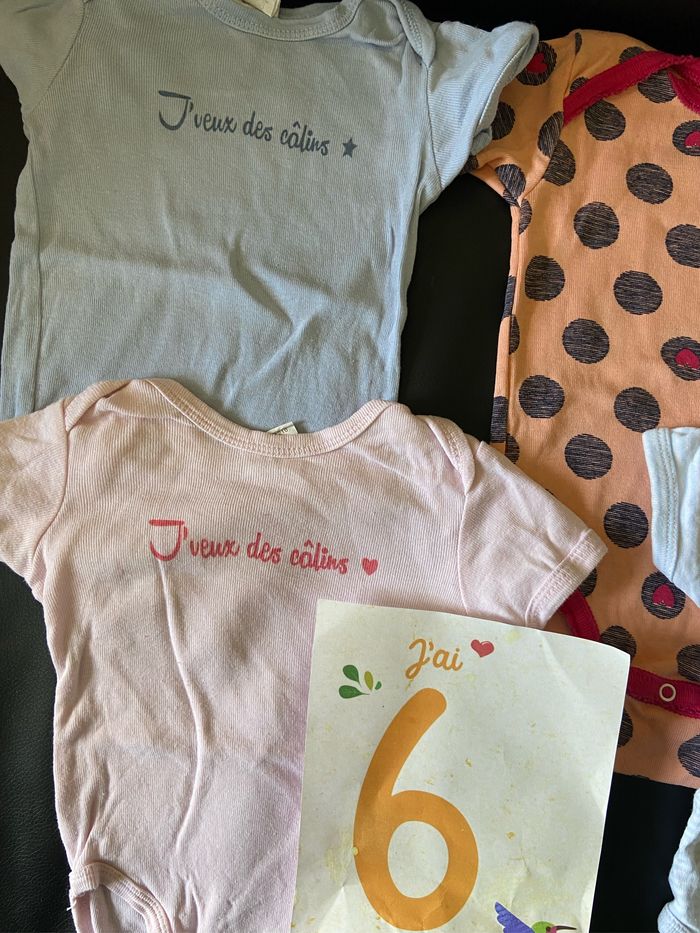 Lot de 4 bodies manches courtes - photo numéro 3