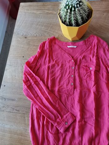 Chemise rose fushia