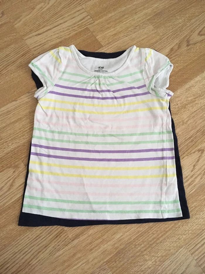 Lot t-shirts, taille 110-116 - photo numéro 5