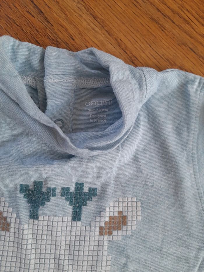 Tee shirt col 3 ans - photo numéro 3