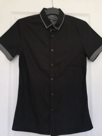 Chemise noire neuve 37/38