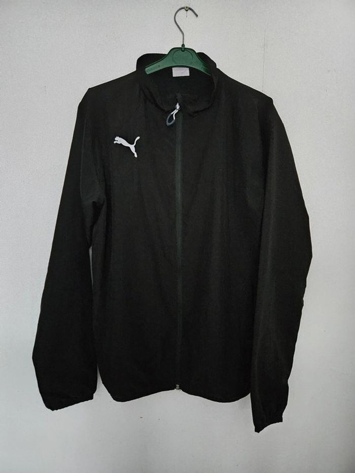 Veste zippée de survêtement unisexe - Taille S / 36 - Puma - Noir - photo numéro 2