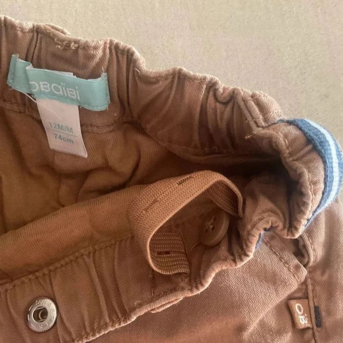 👖 Pantalon marron pour bébé Okaïdi 👖 - photo numéro 3